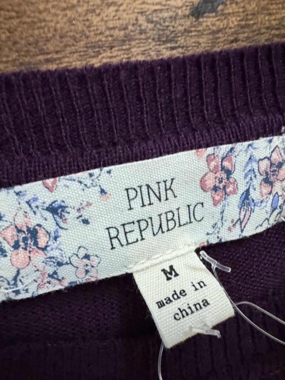 Pink Republic/Eddie Bauer,2 Sweaters $17Each,Rayon,Purple,Cotton Orange,Size M.! - Picture 10 of 16